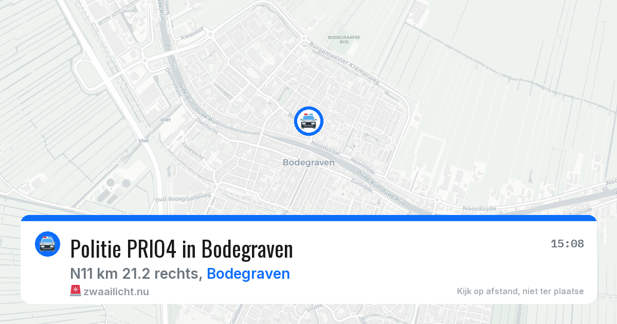 Politie PRIO4 in Bodegraven — 22 mei 2026 | 🚨 Zwaailicht.nu