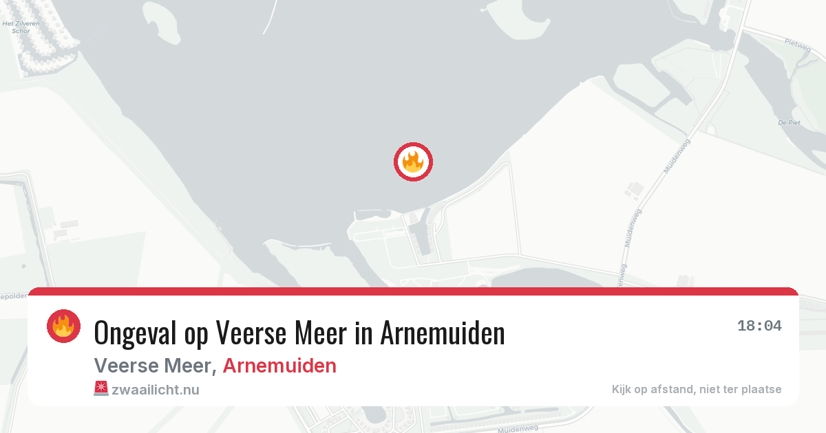 Ongeval op Veerse Meer in Arnemuiden — 11 jul 2026