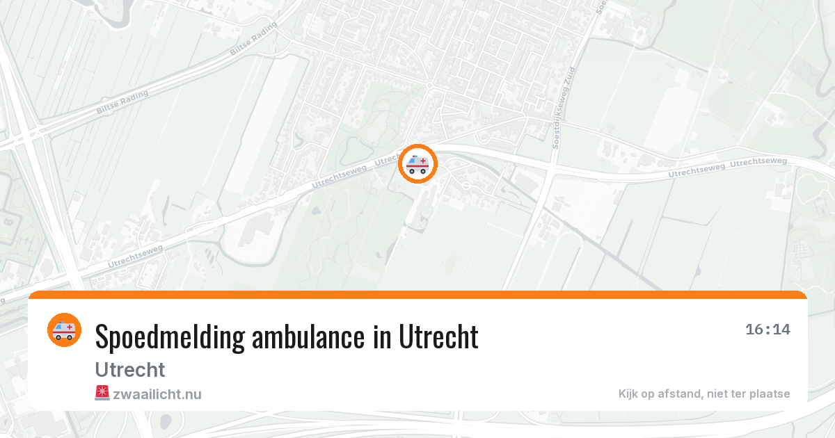Spoedmelding ambulance in Utrecht — 10 apr 2026