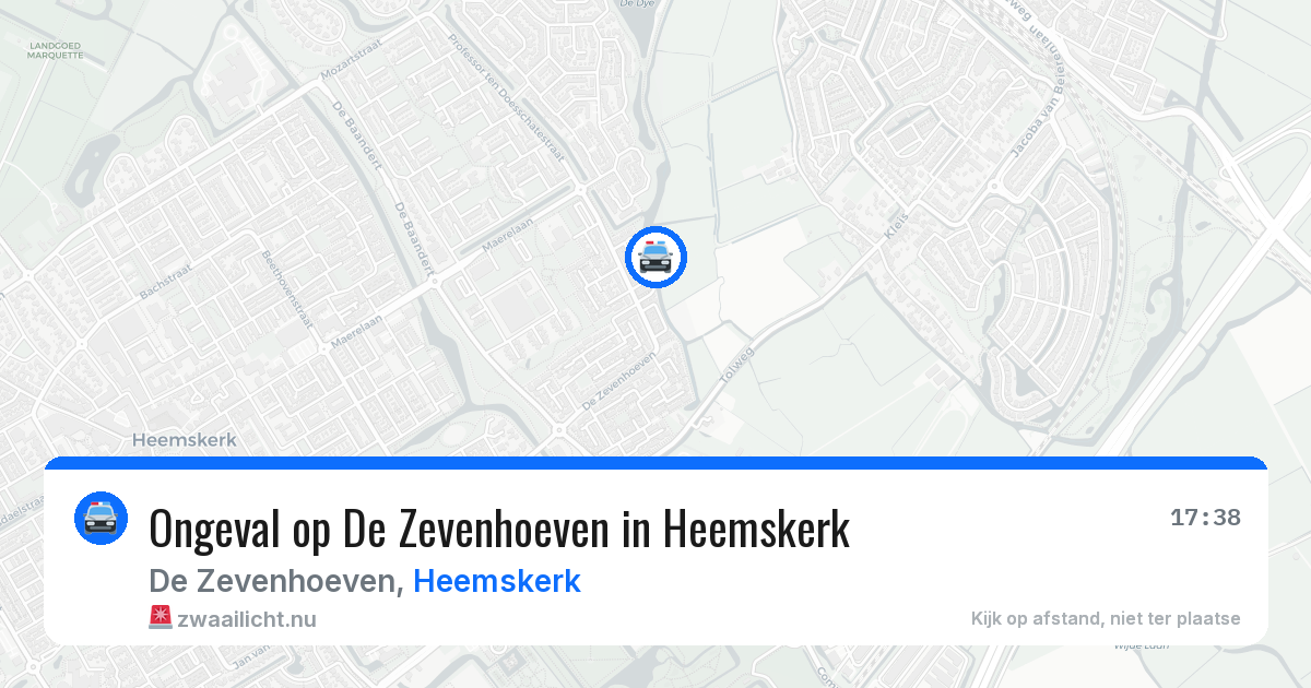 Ongeval op De Zevenhoeven in Heemskerk — 22 apr 2026