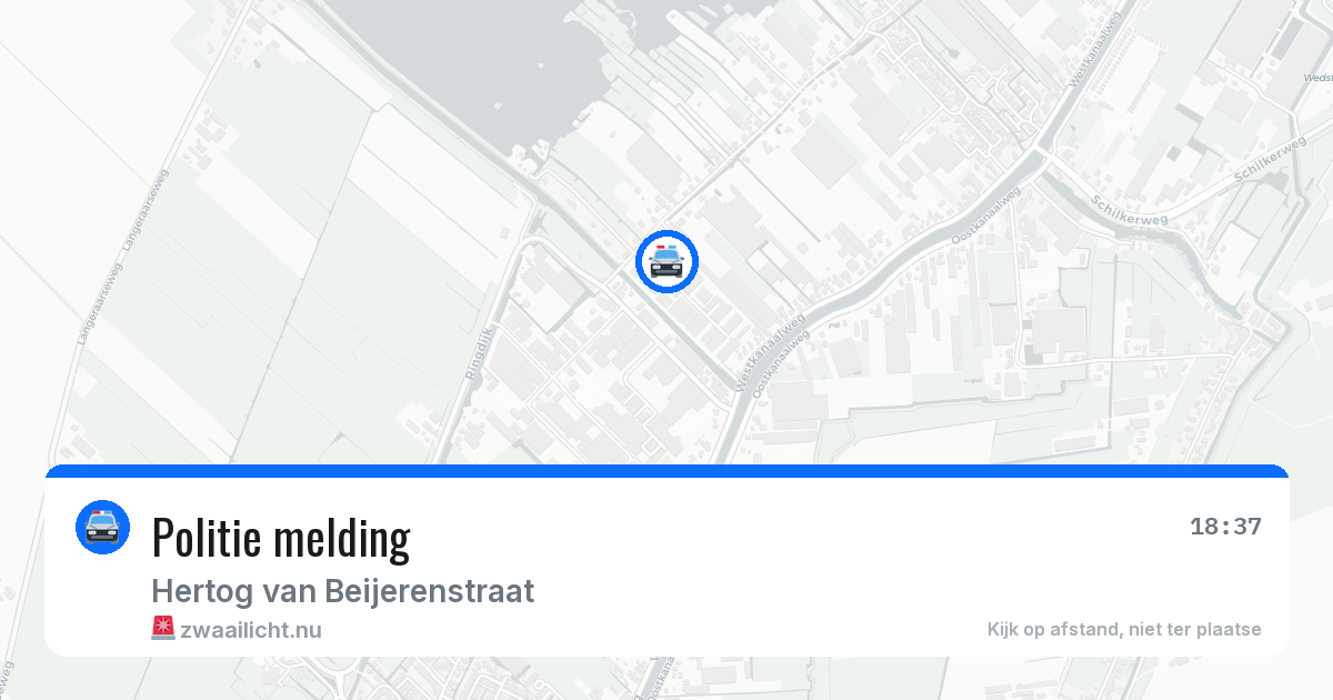 Politie melding — 13 jul 2026