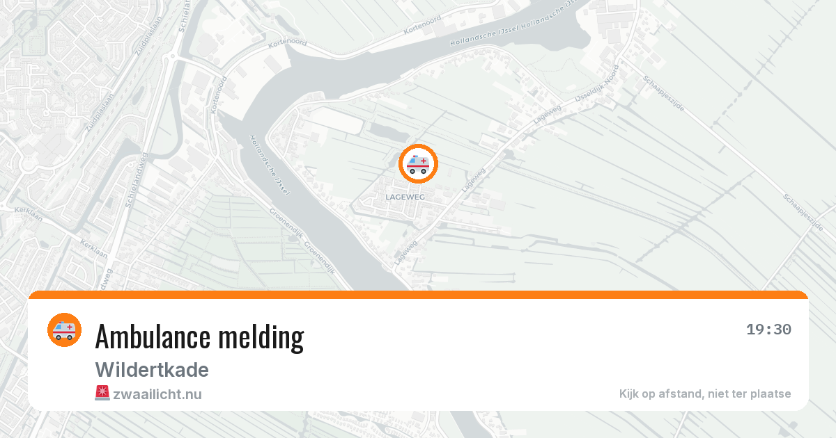 Ambulance melding — 9 jul 2026