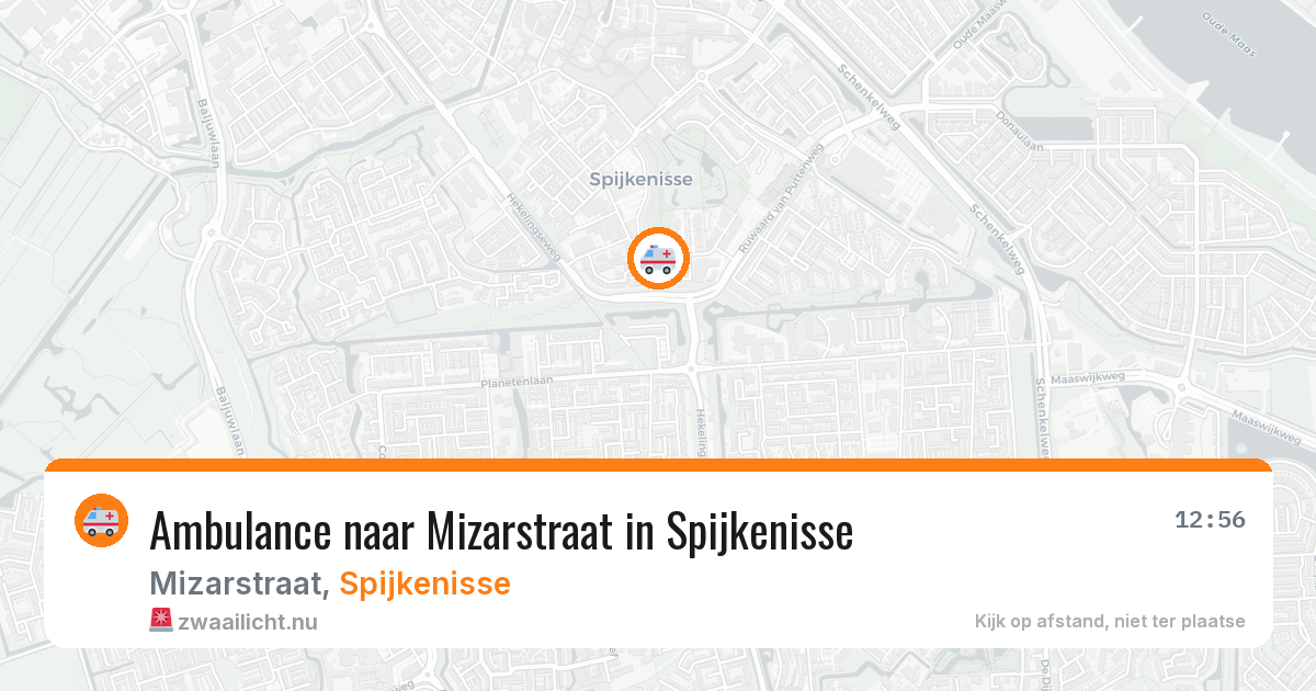Ambulance naar Mizarstraat in Spijkenisse — 2 jun 2026