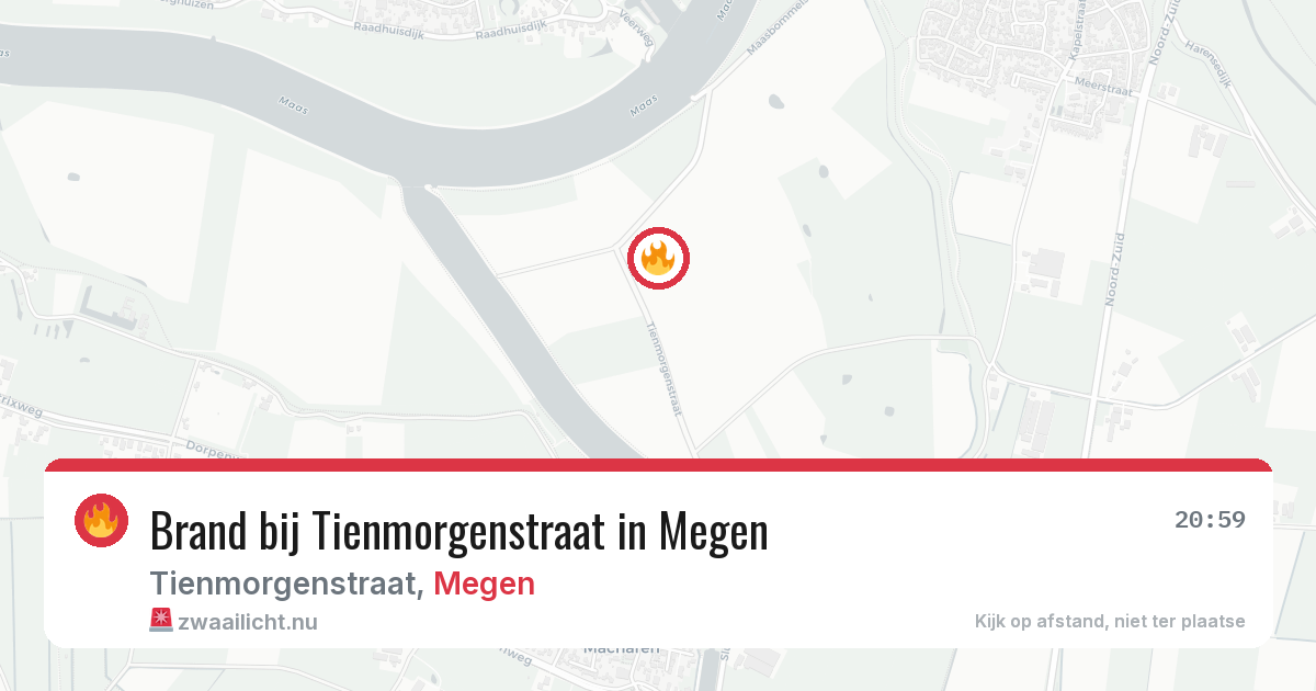 Brand bij Tienmorgenstraat in Megen — 2 mrt 2026