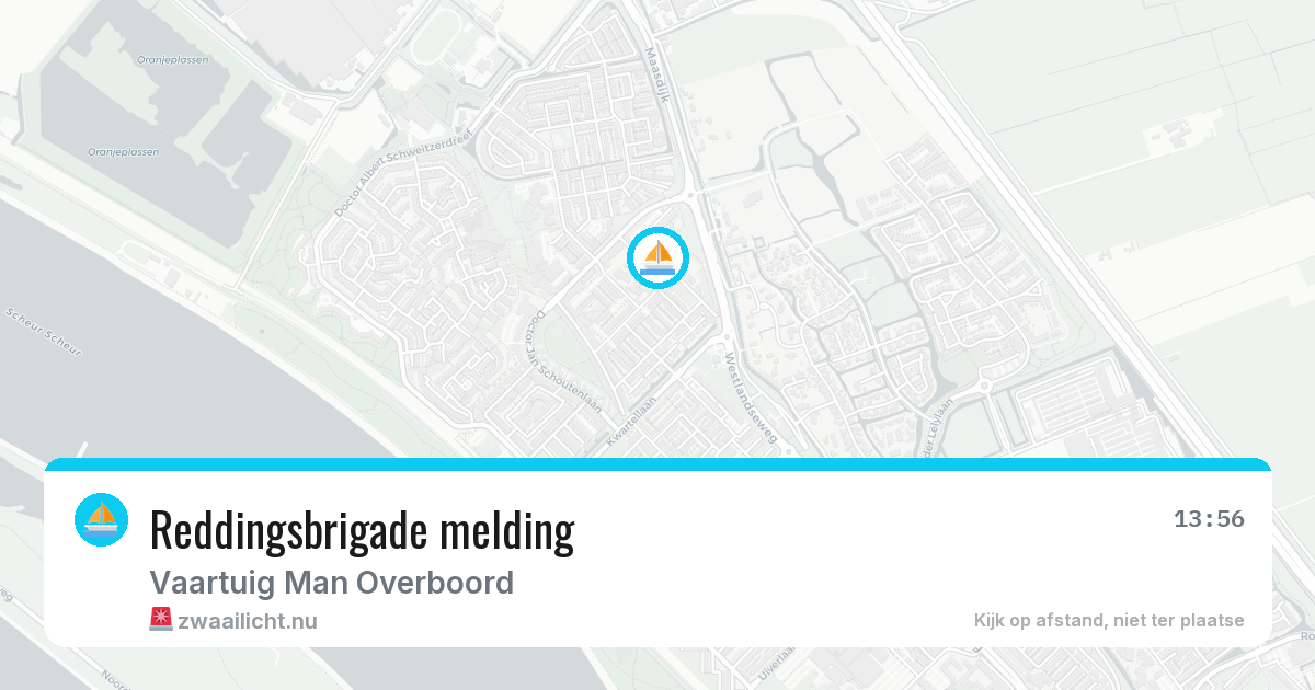 Reddingsbrigade melding — 15 jul 2026