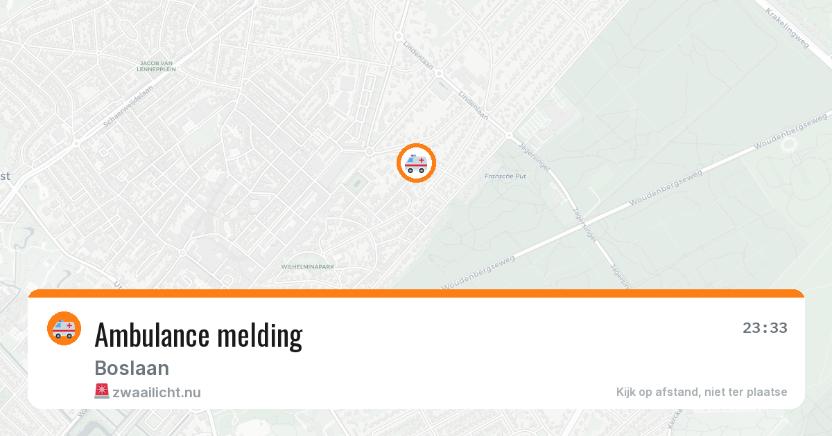 Ambulance melding — 15 jul 2026