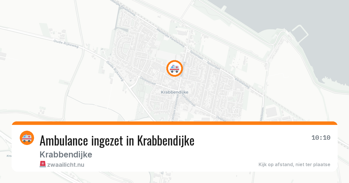 Ambulance ingezet in Krabbendijke — 16 jul 2026
