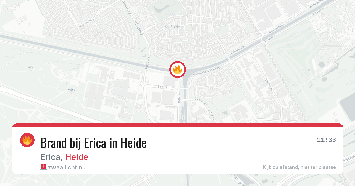 Brand bij Erica in Heide — 28 mei 2026