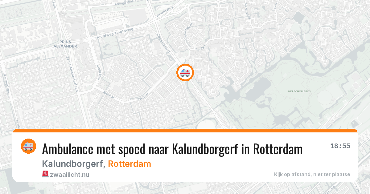 Ambulance met spoed naar Kalundborgerf in Rotterdam — 25 mrt 2026