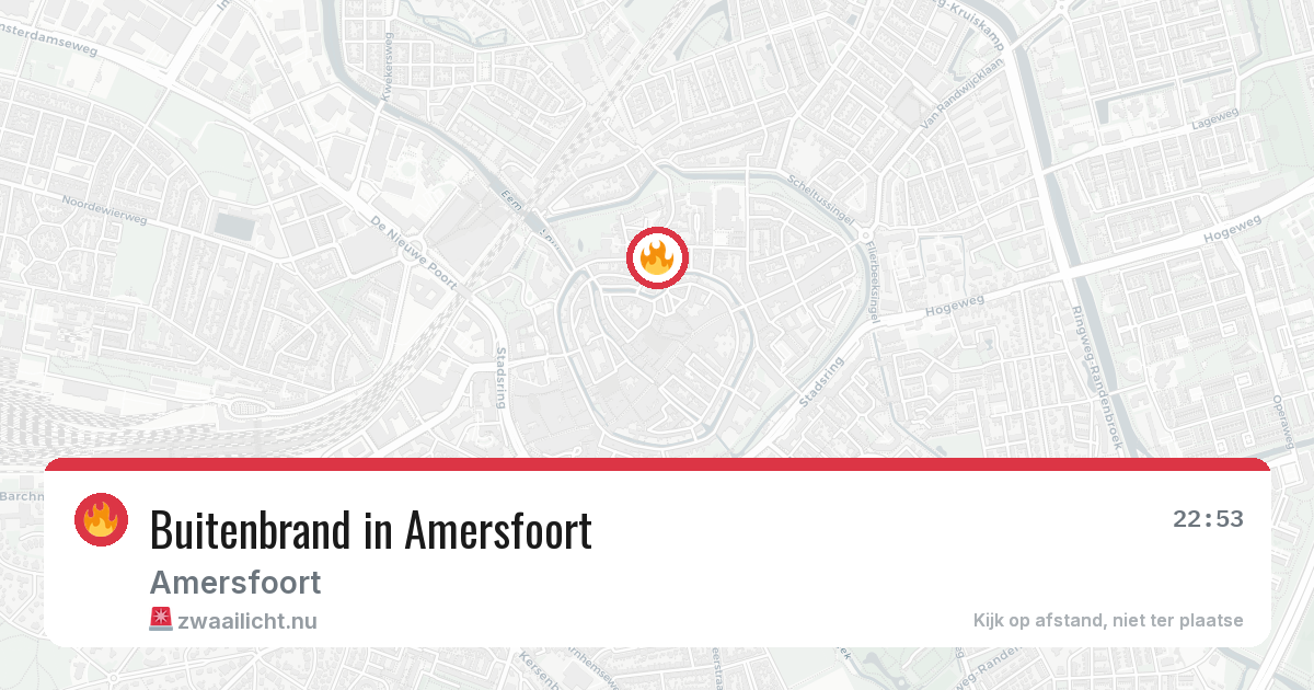 Buitenbrand in Amersfoort — 1 jun 2026