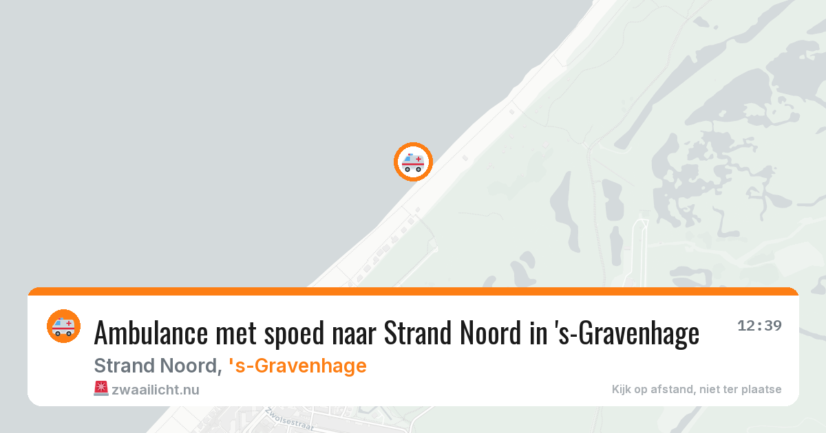 Ambulance met spoed naar Strand Noord in 's-Gravenhage — 11 jul 2026