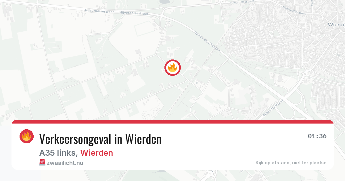 Verkeersongeval in Wierden — 21 mei 2026