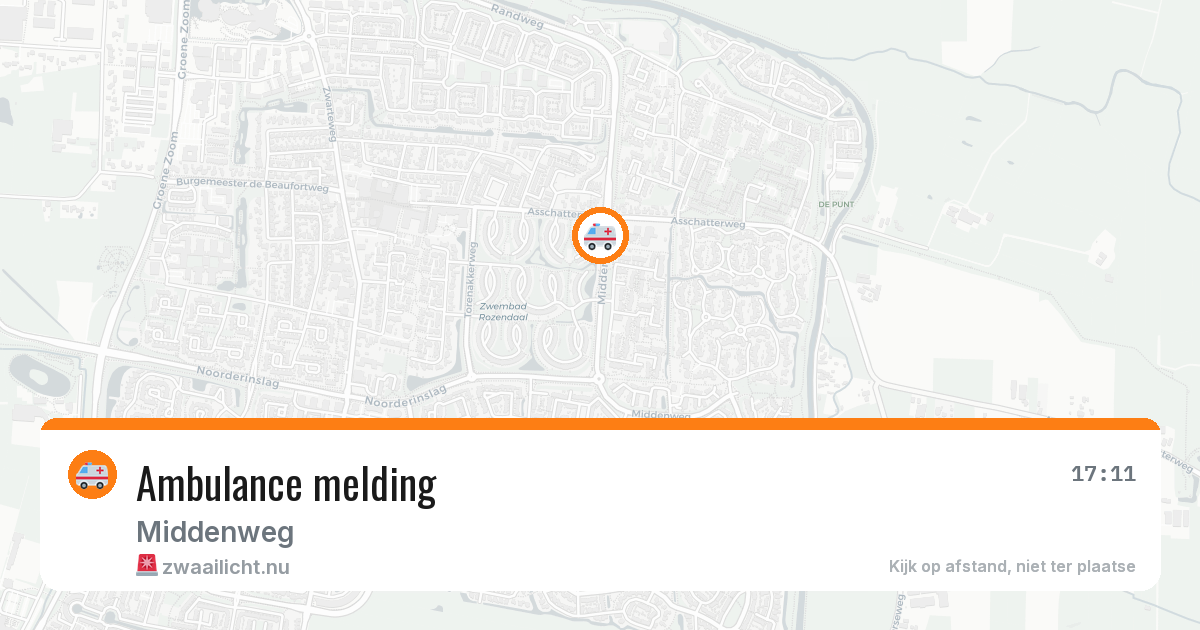 Ambulance melding — 31 mrt 2026