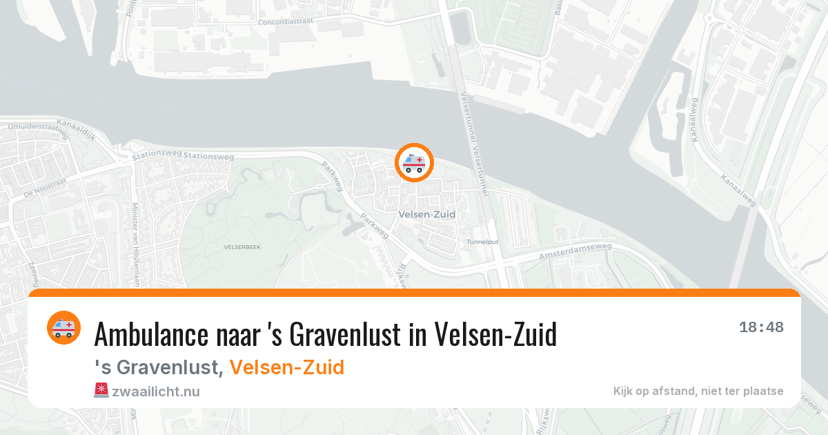 Ambulance naar 's Gravenlust in Velsen-Zuid — 1 apr 2026