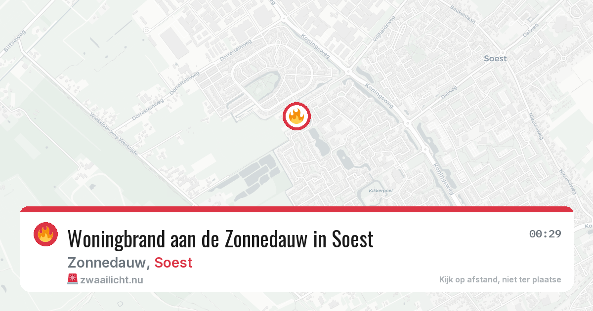 Woningbrand aan de Zonnedauw in Soest — 23 mei 2026
