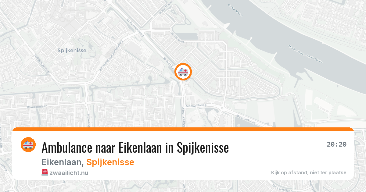 Ambulance naar Eikenlaan in Spijkenisse — 26 mei 2026
