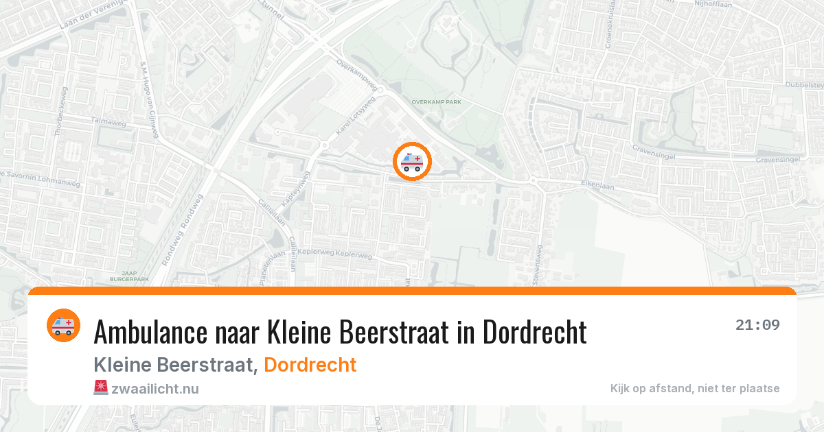 Ambulance naar Kleine Beerstraat in Dordrecht — 6 mei 2026