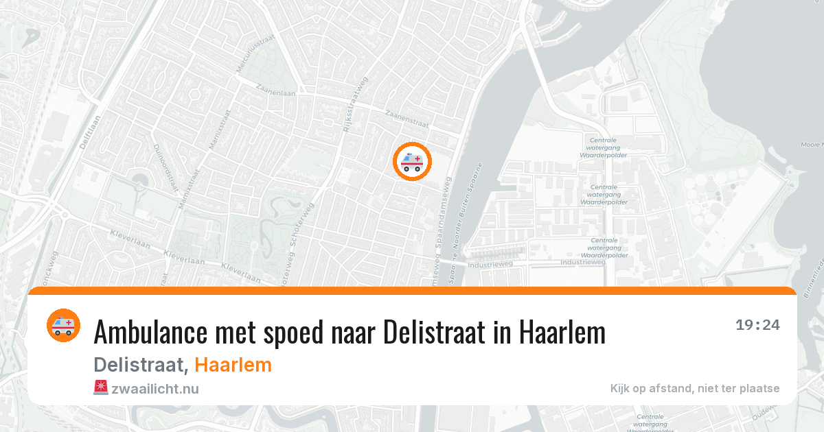 Ambulance met spoed naar Delistraat in Haarlem — 1 jun 2026