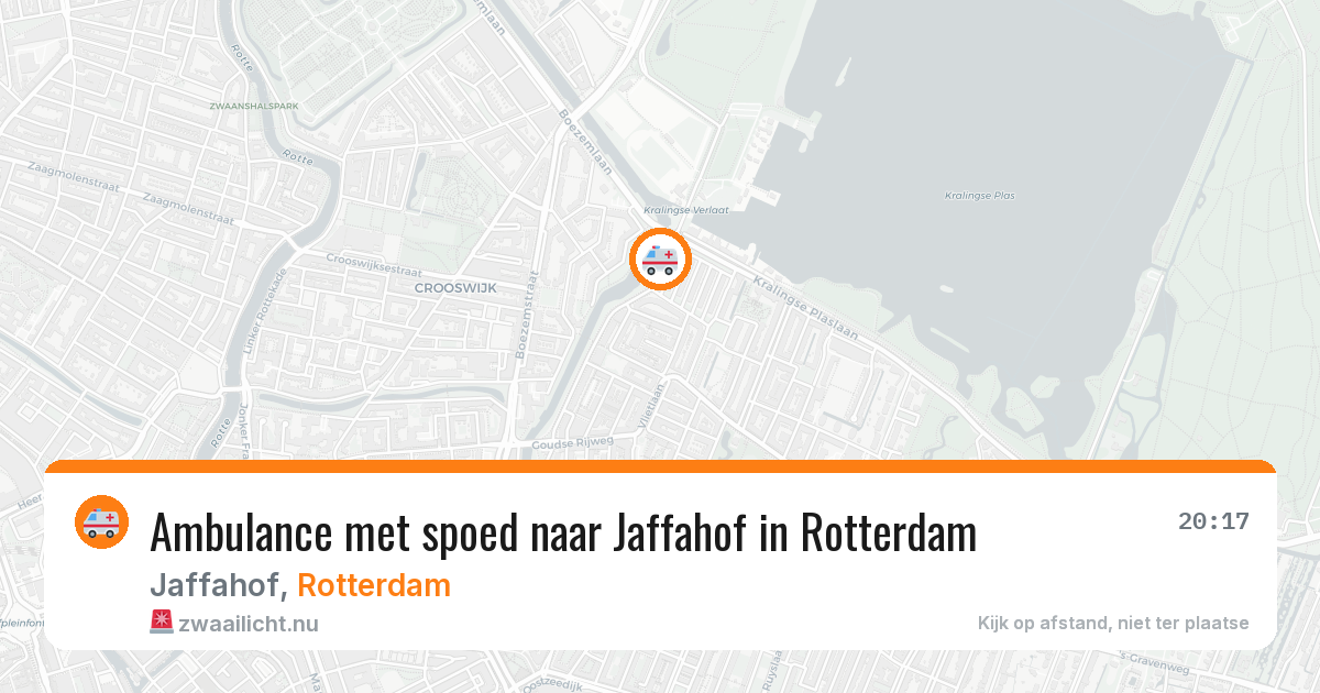 Ambulance met spoed naar Jaffahof in Rotterdam — 3 jun 2026