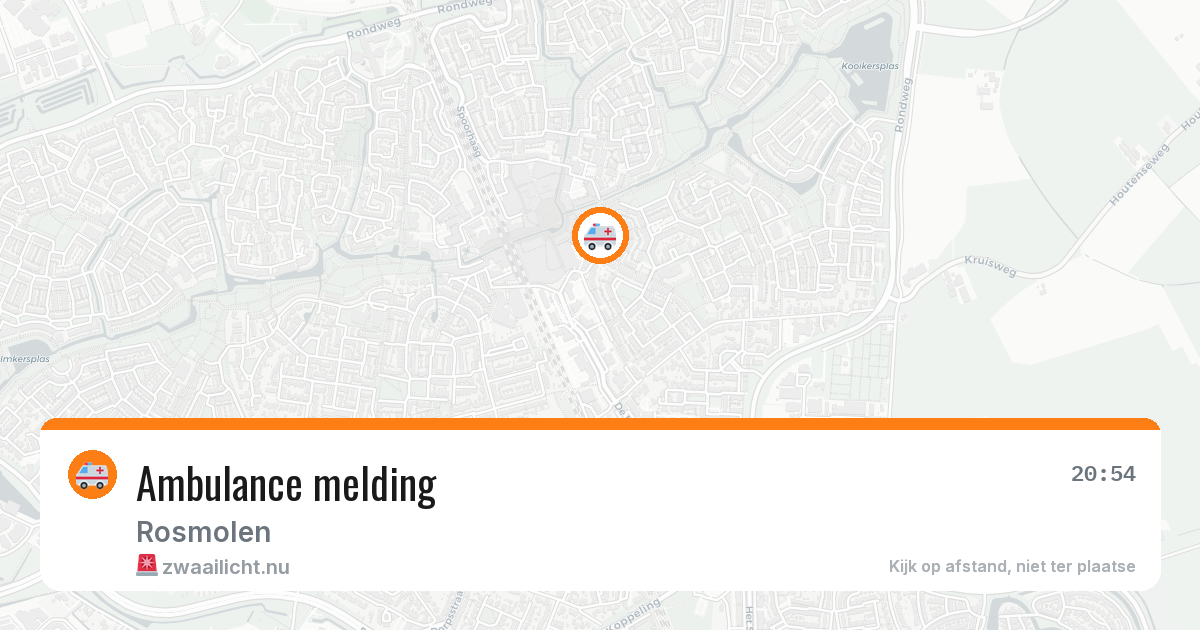 Ambulance melding — 28 apr 2026