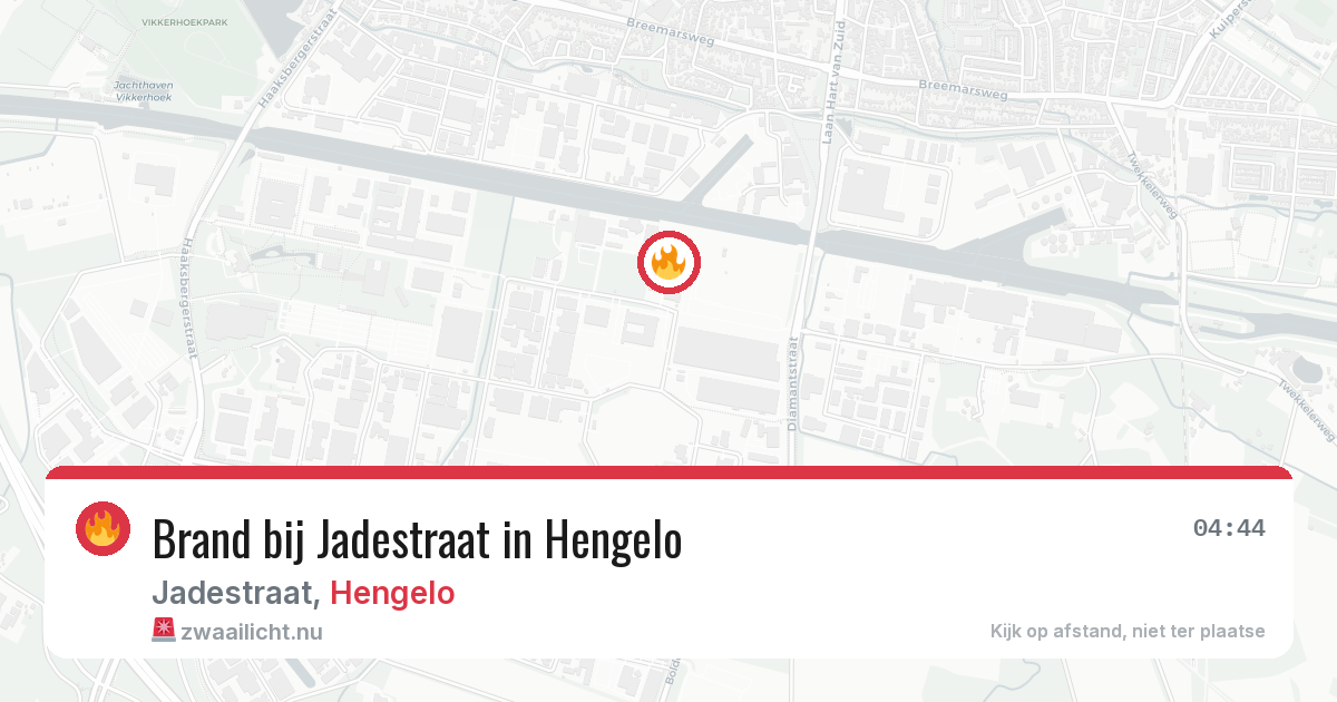 Brand bij Jadestraat in Hengelo — 25 mrt 2026