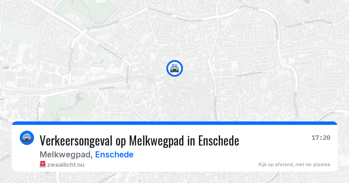 Verkeersongeval op Melkwegpad in Enschede — 11 feb 2026