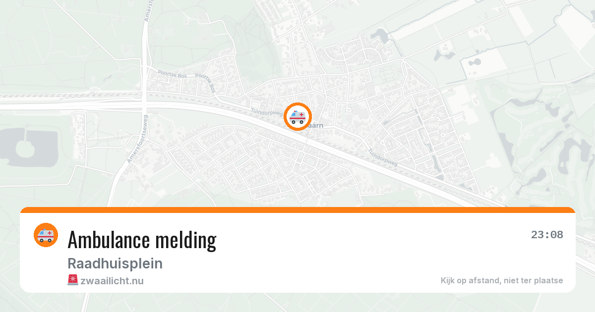 Ambulance melding — 9 feb 2026