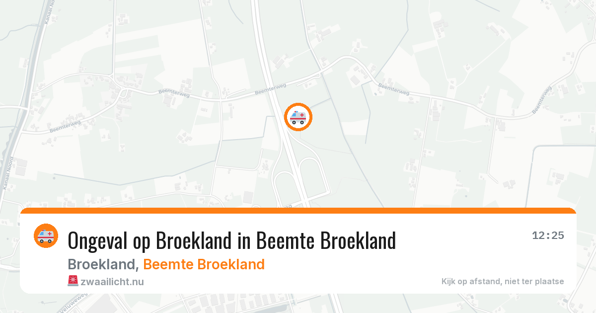 Ongeval op Broekland in Beemte Broekland — 16 jul 2026