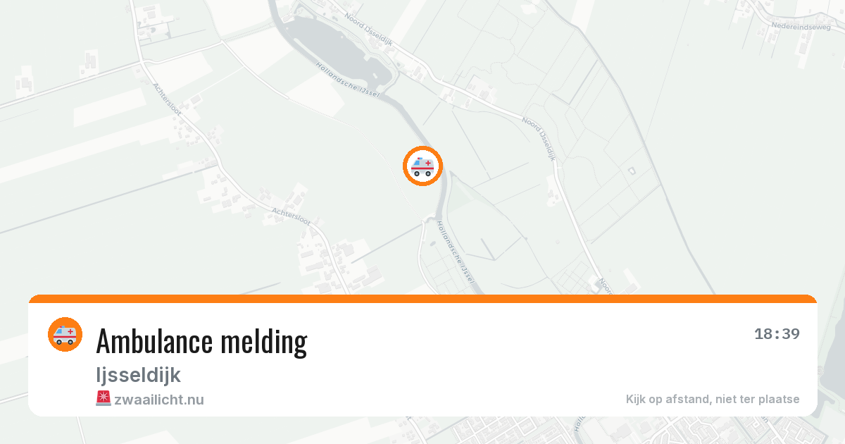 Ambulance melding — 8 jul 2026