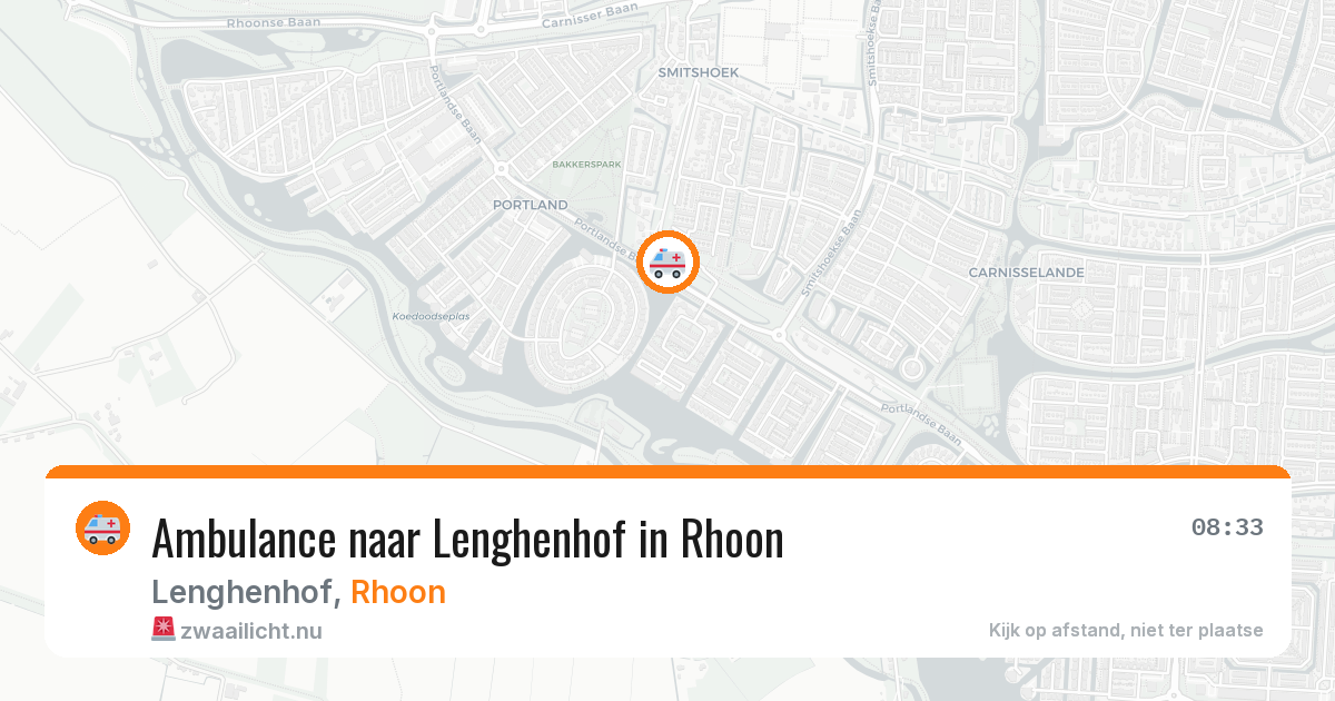 Ambulance naar Lenghenhof in Rhoon — 12 jul 2026