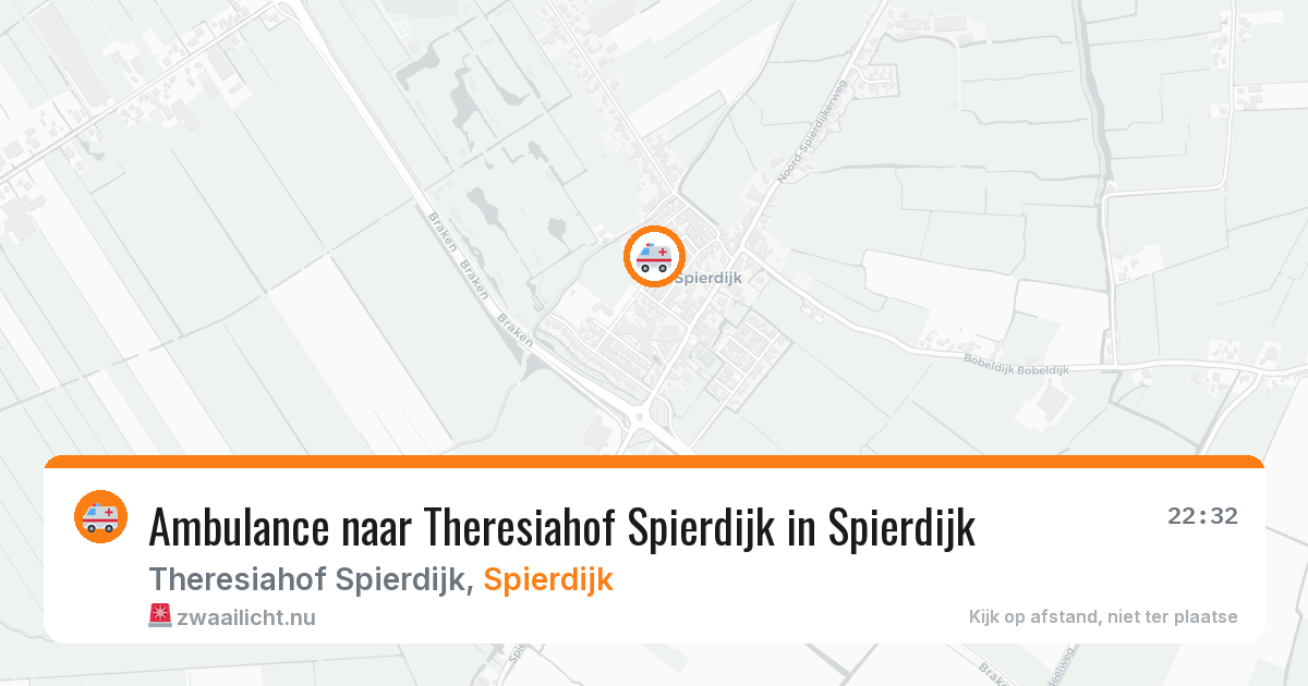 Ambulance naar Theresiahof Spierdijk in Spierdijk — 20 jul 2026
