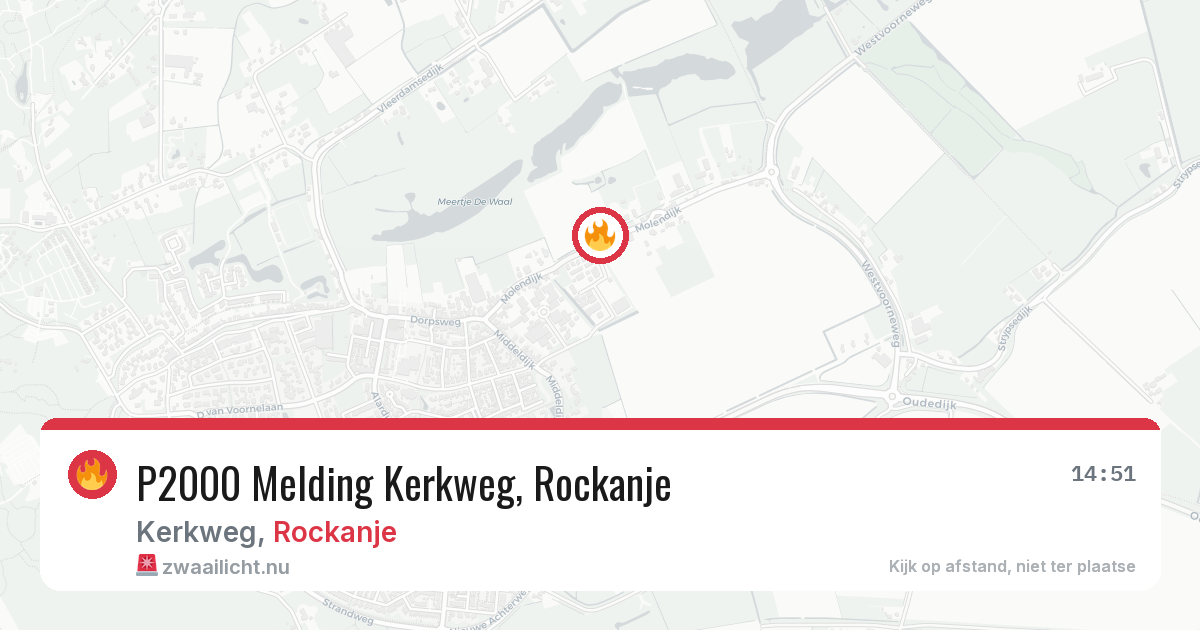 P2000 Melding Kerkweg, Rockanje — 5 jun 2026