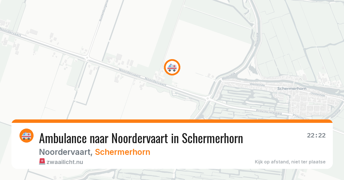 Ambulance naar Noordervaart in Schermerhorn — 24 feb 2026