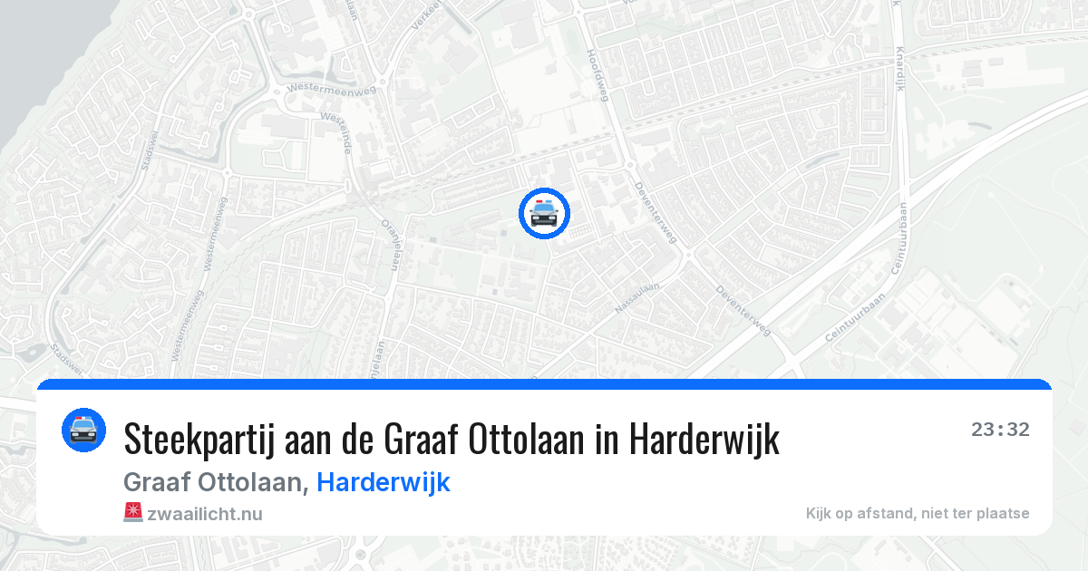 Steekpartij aan de Graaf Ottolaan in Harderwijk — 15 mei 2026