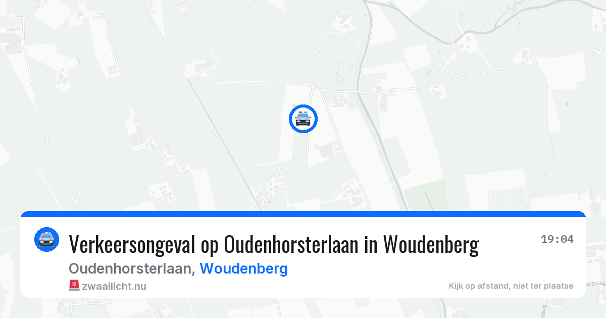 Verkeersongeval op Oudenhorsterlaan in Woudenberg — 8 apr 2026