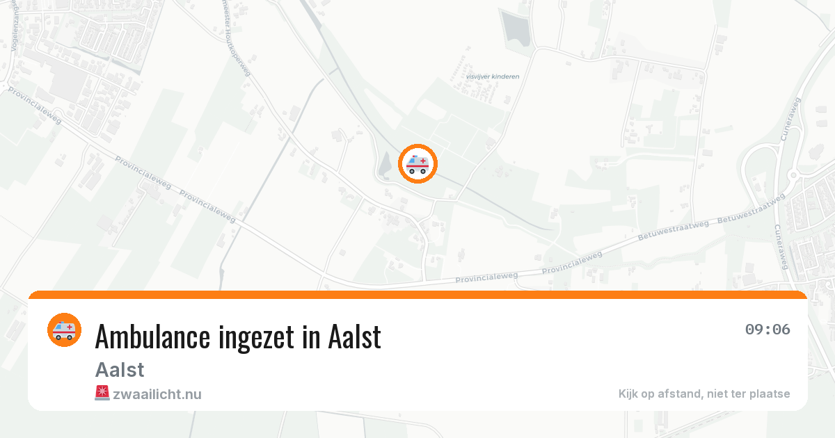 Ambulance ingezet in Aalst — 10 jul 2026