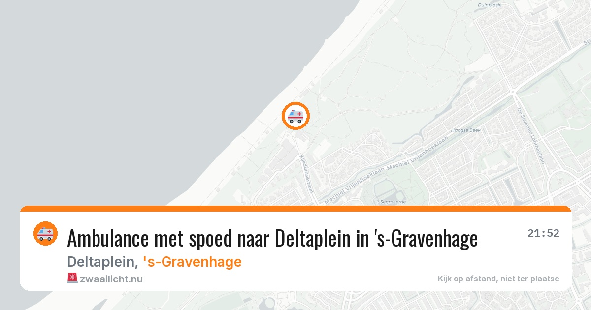 Ambulance met spoed naar Deltaplein in 's-Gravenhage — 9 feb 2026