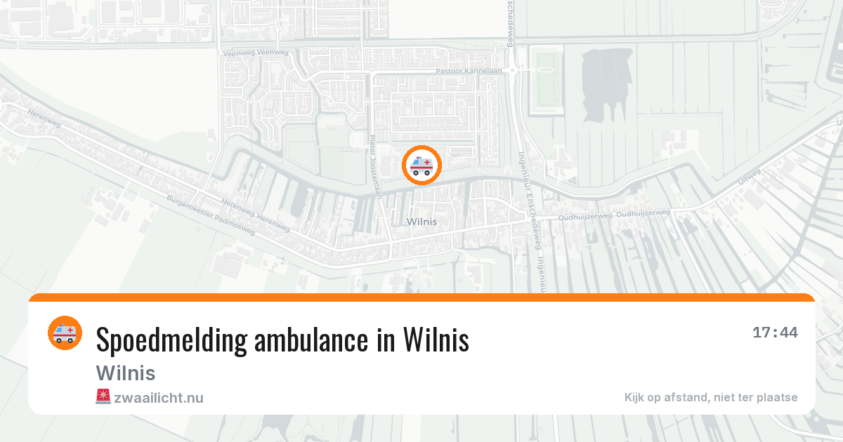 Spoedmelding ambulance in Wilnis — 20 jan 2026