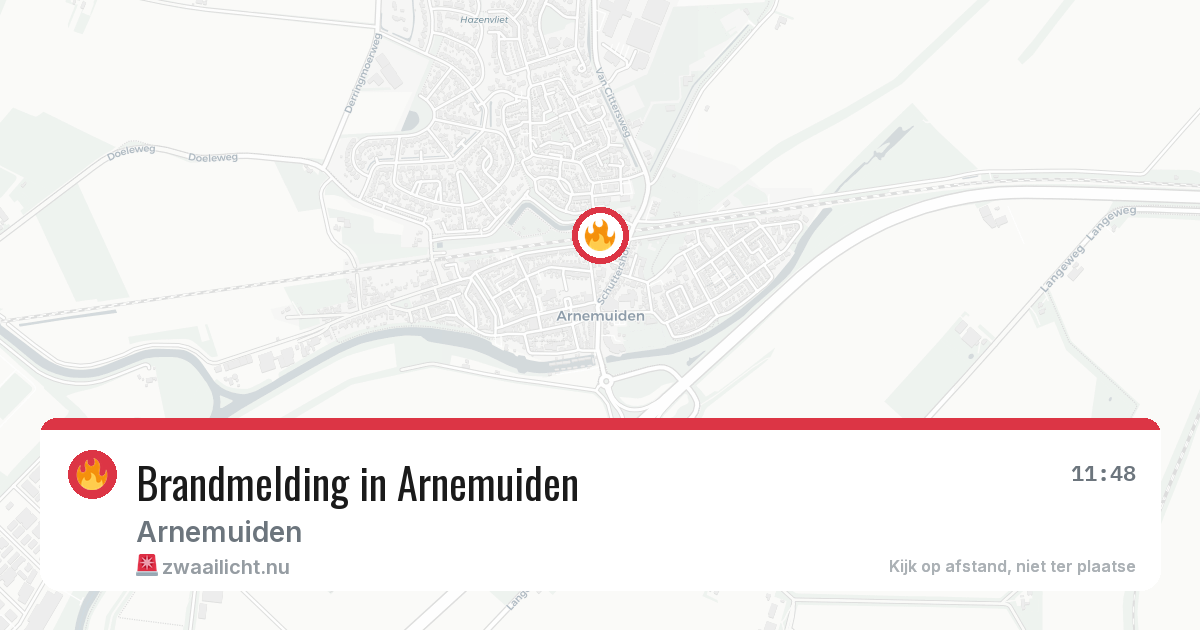 Brandmelding in Arnemuiden — 9 jul 2026