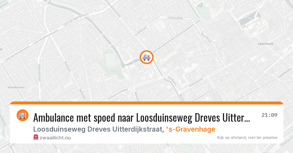 Ambulance met spoed naar Loosduinseweg Dreves Uitterdijkstraat in 's-Gravenhage — 31 jan 2026