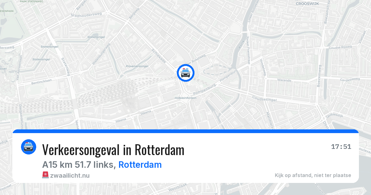 Verkeersongeval in Rotterdam — 1 jun 2026