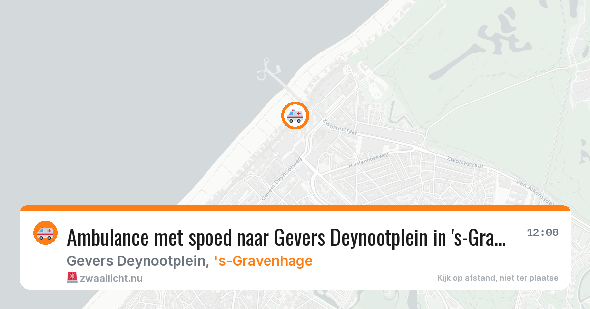 Ambulance met spoed naar Gevers Deynootplein in 's-Gravenhage — 15 feb 2026