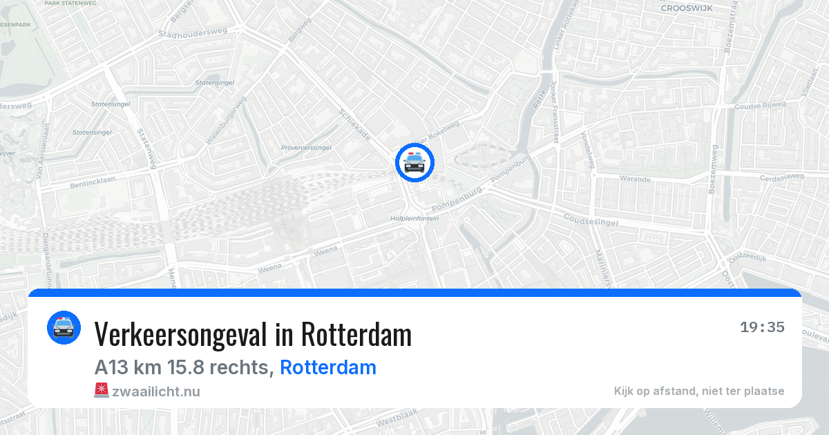 Verkeersongeval in Rotterdam — 3 jun 2026