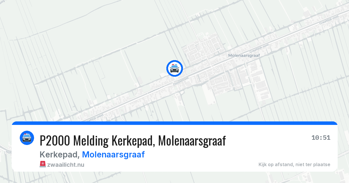 P2000 Melding Kerkepad, Molenaarsgraaf — 28 feb 2026