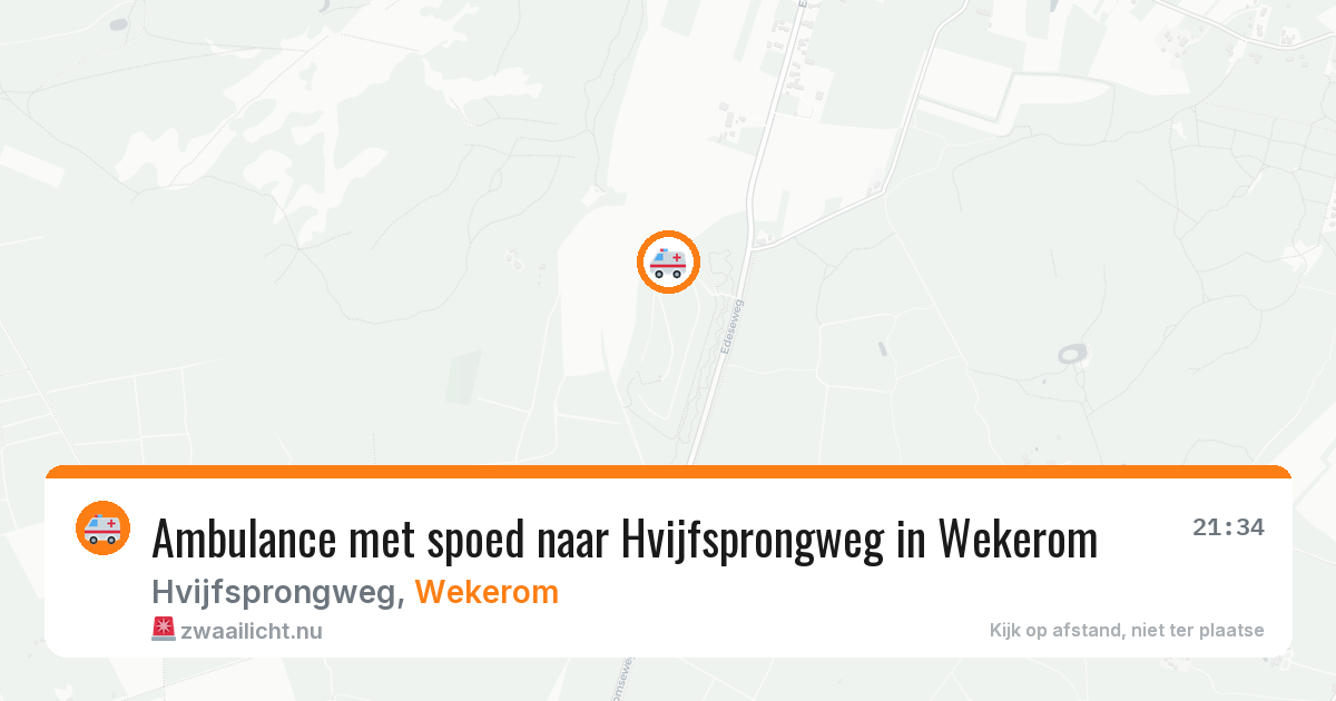 Ambulance met spoed naar Hvijfsprongweg in Wekerom — 11 apr 2026