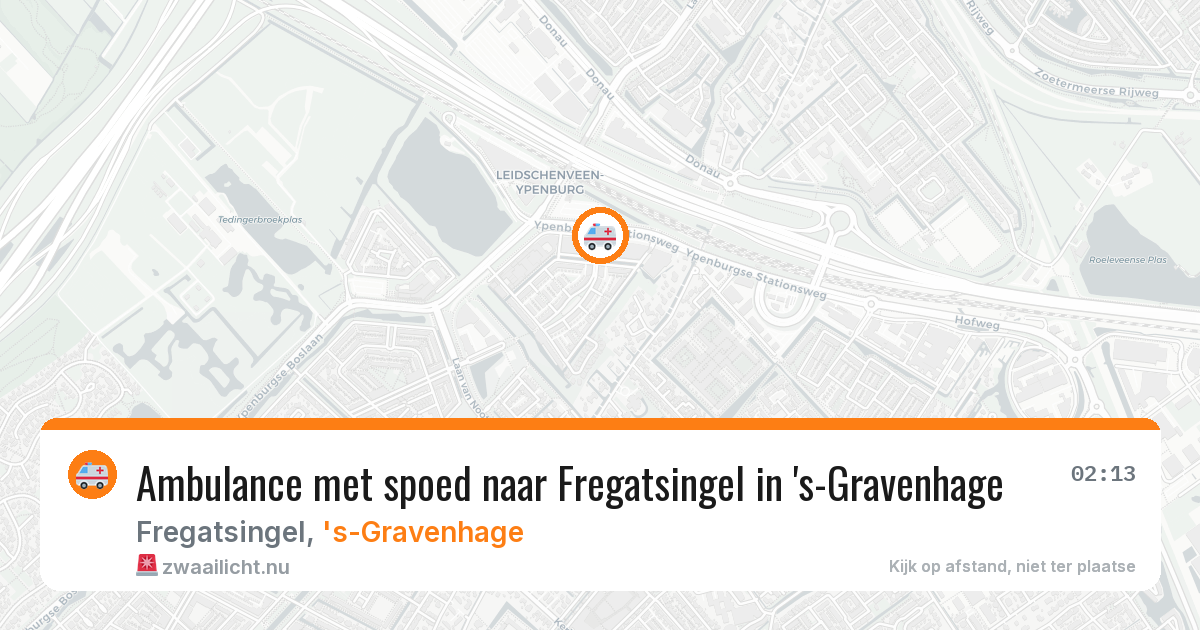 Ambulance met spoed naar Fregatsingel in 's-Gravenhage — 3 mei 2026
