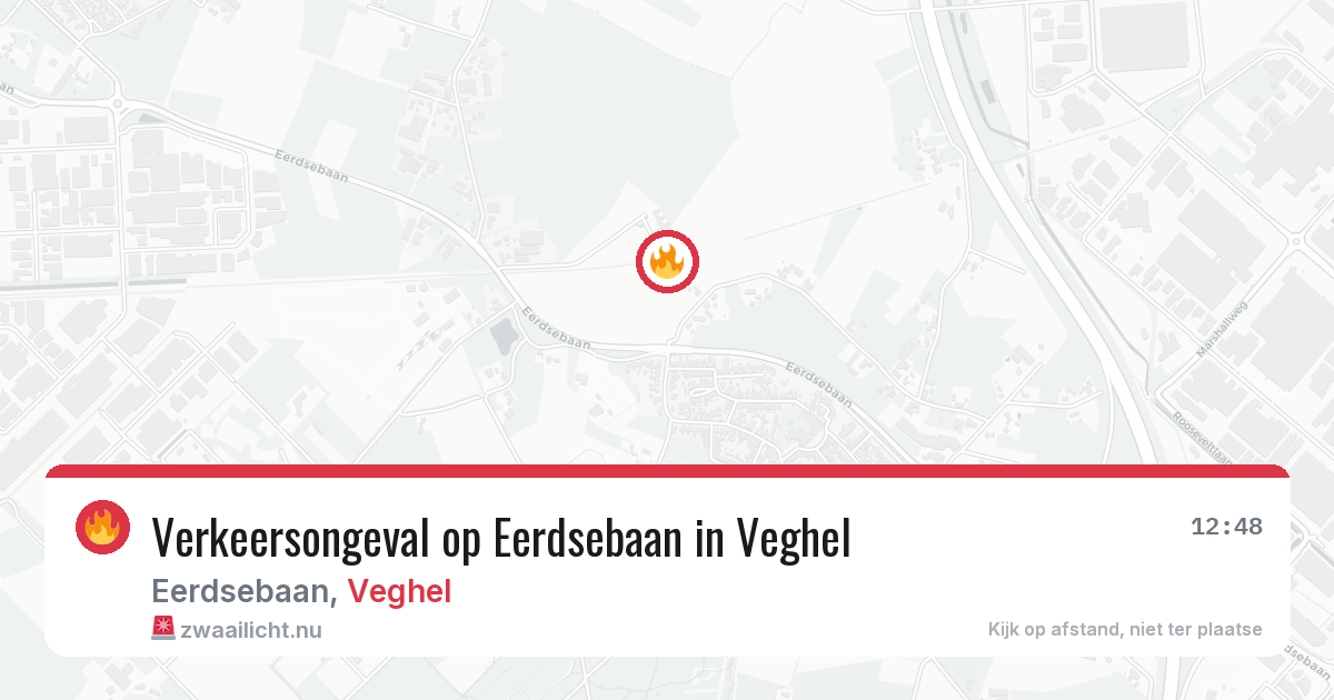 Verkeersongeval op Eerdsebaan in Veghel — 18 jul 2026
