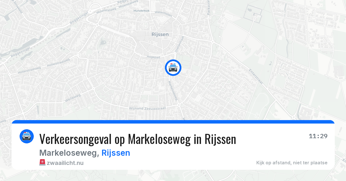 Verkeersongeval op Markeloseweg in Rijssen — 4 apr 2026