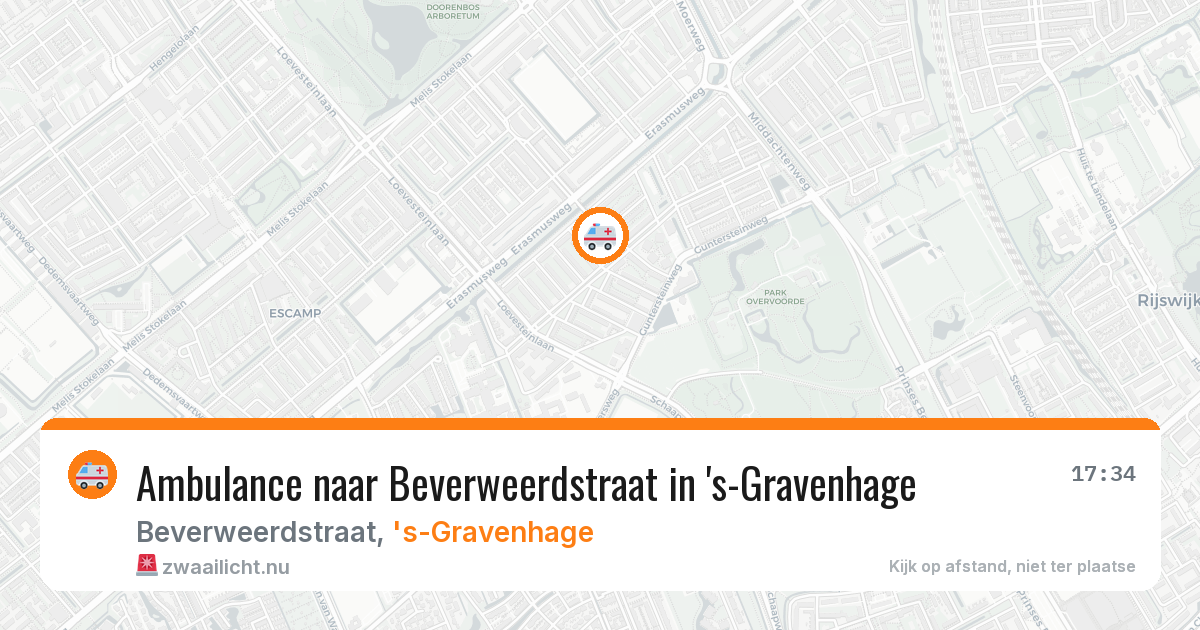 Ambulance naar Beverweerdstraat in 's-Gravenhage — 2 jun 2026