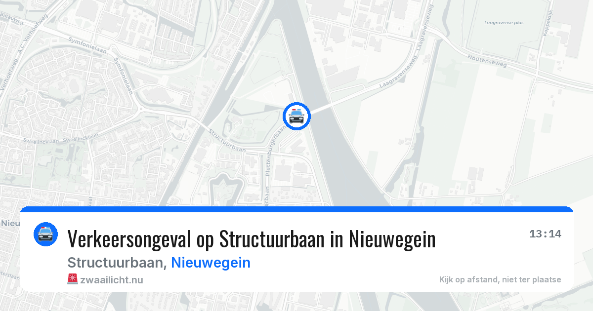 Verkeersongeval op Structuurbaan in Nieuwegein — 14 mrt 2026